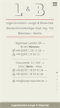 Mobile Screenshot of lange-blaschke.de